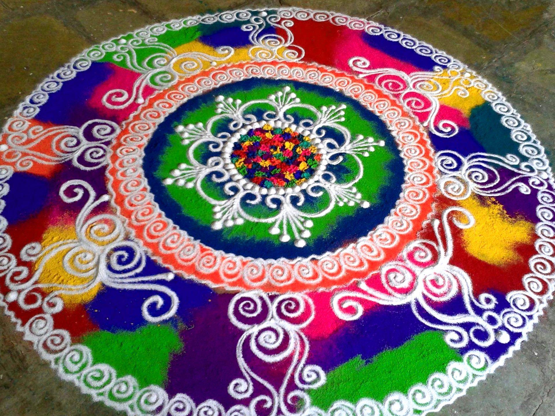 Rangoli Wallpapers - Top Free Rangoli Backgrounds - WallpaperAccess