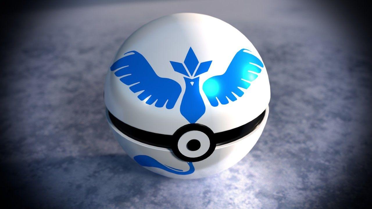 1280x720 Wallpaper Pokeball, Pokemon GO, Team Blue, Team Mystic, 4K, Games