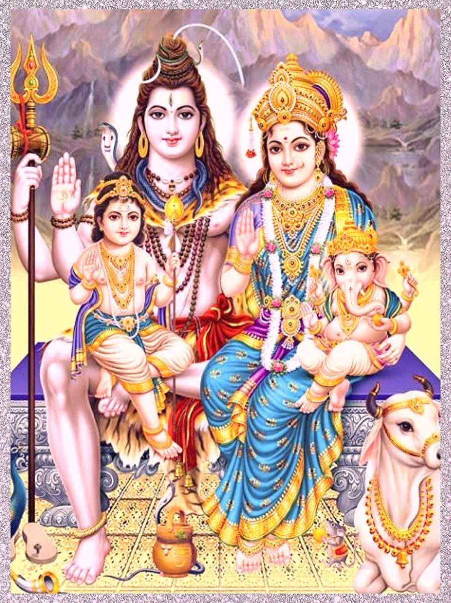 900x1202 Lord Shiva Family HD Wallpaper (100++)