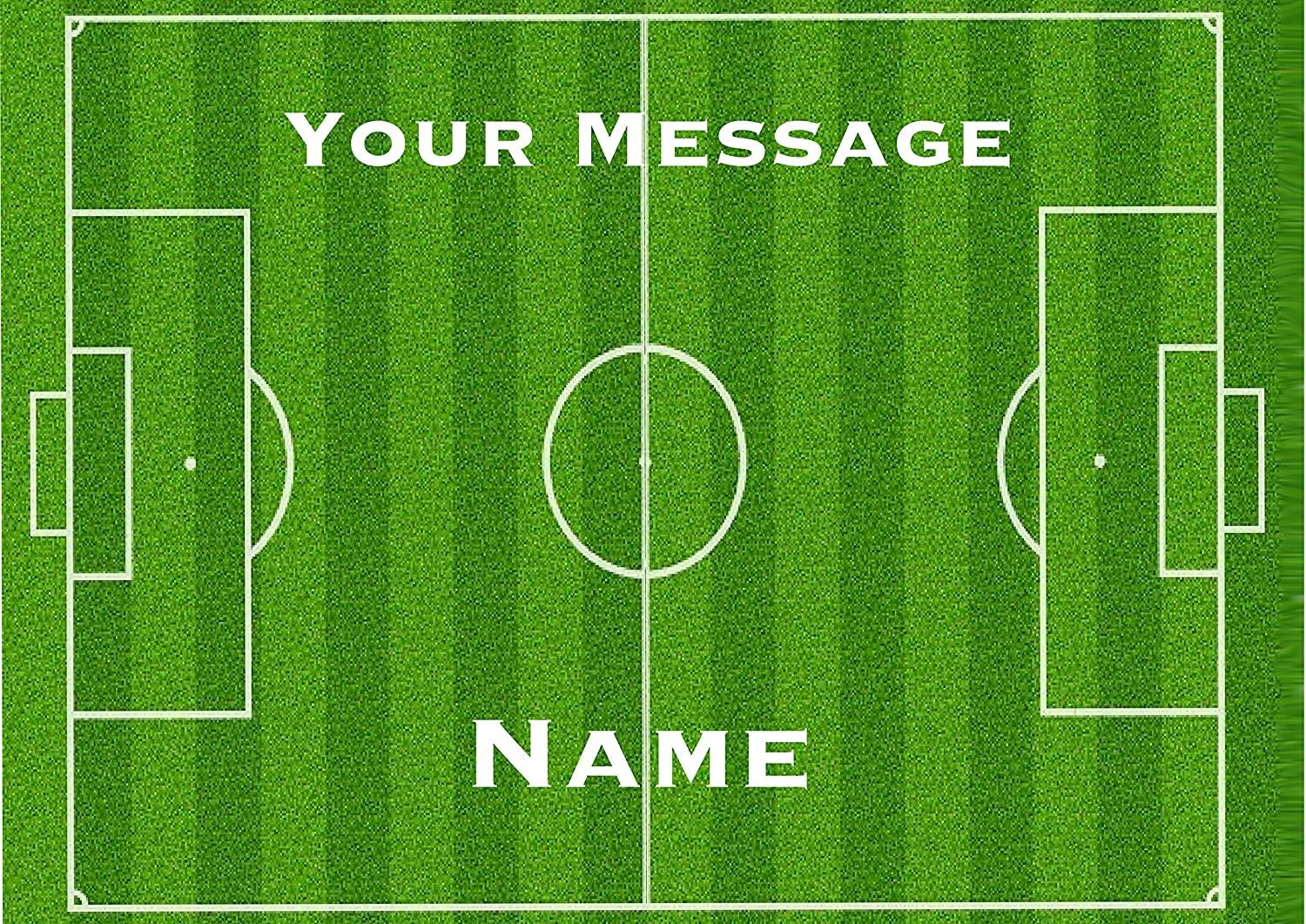 1500x1061 Orange Trading Dartmouth LTD A4 Edible Decor Icing Sheet PERSONALISED Football Pitch Wallpaper Cake Topper Decoration for larger cakes: Amazon.co.uk: Toys & Games
