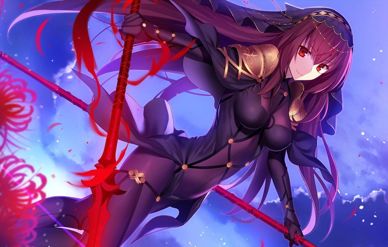 1332x850 Wallpaper girl, anime, art, Fate Stay .anime.