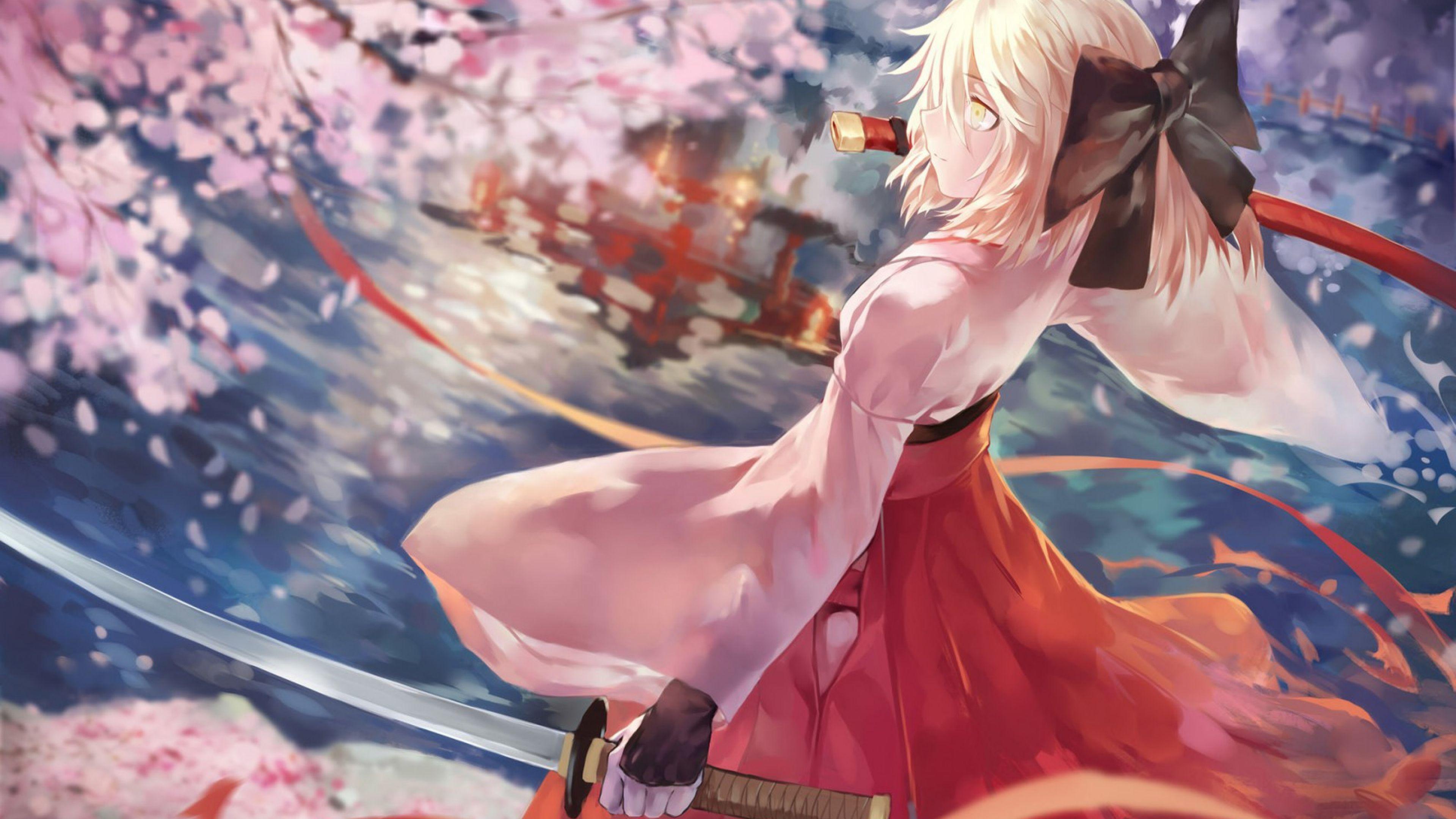 3840x2160 Wallpaper 4k Fate Grand Order Sakura .