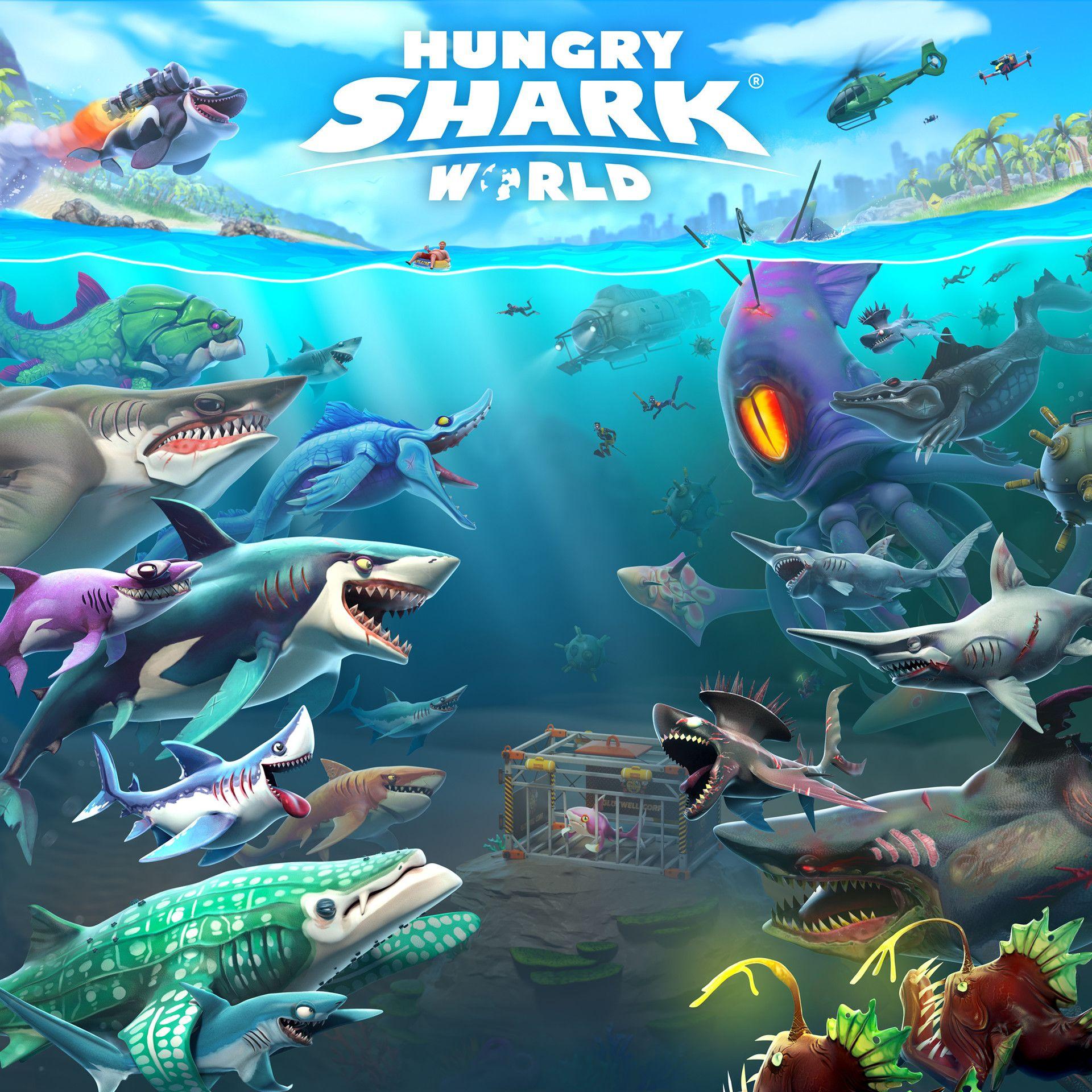 1920x1920 Hungry Shark World Keyart, Thomas Veyrat