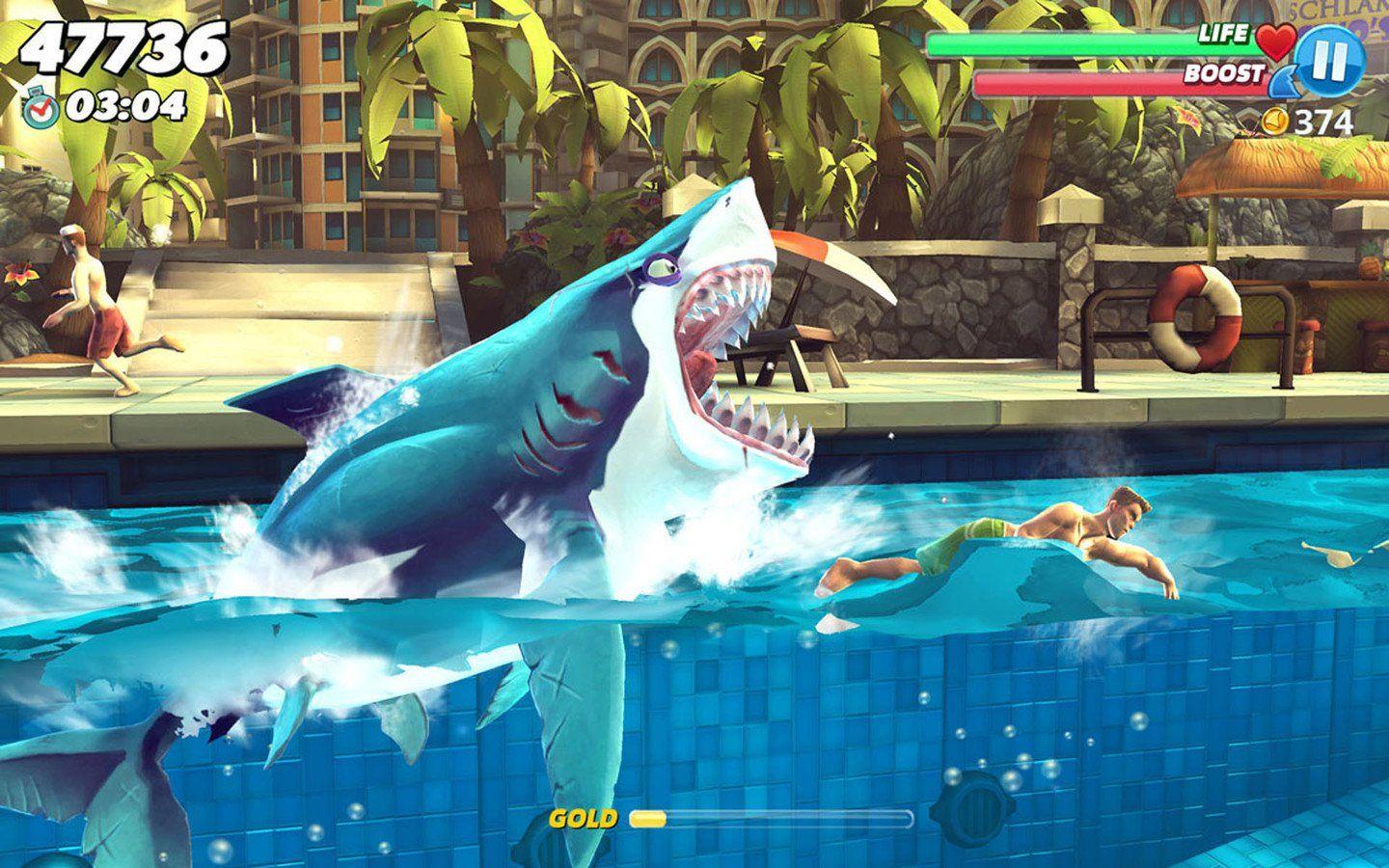 1440x900 Hungry Shark World
