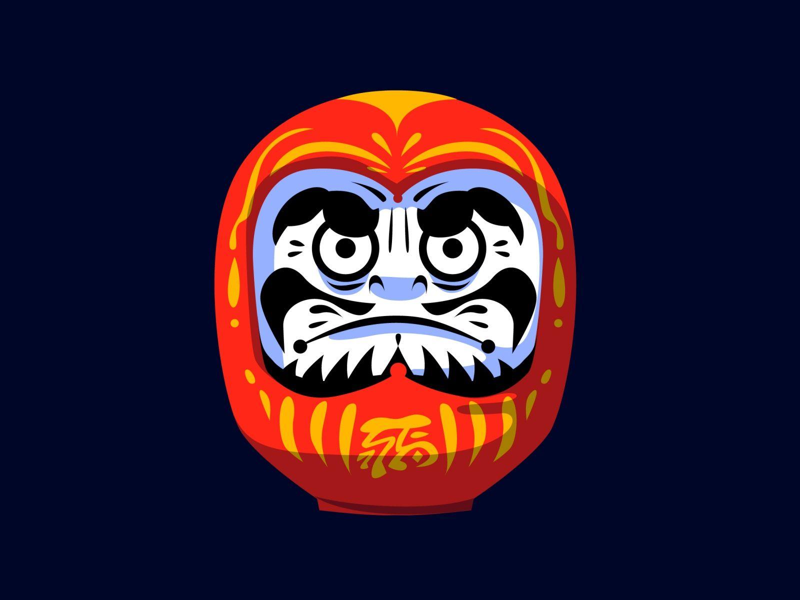 1600x1200 Daruma by Philippe on Dribbble