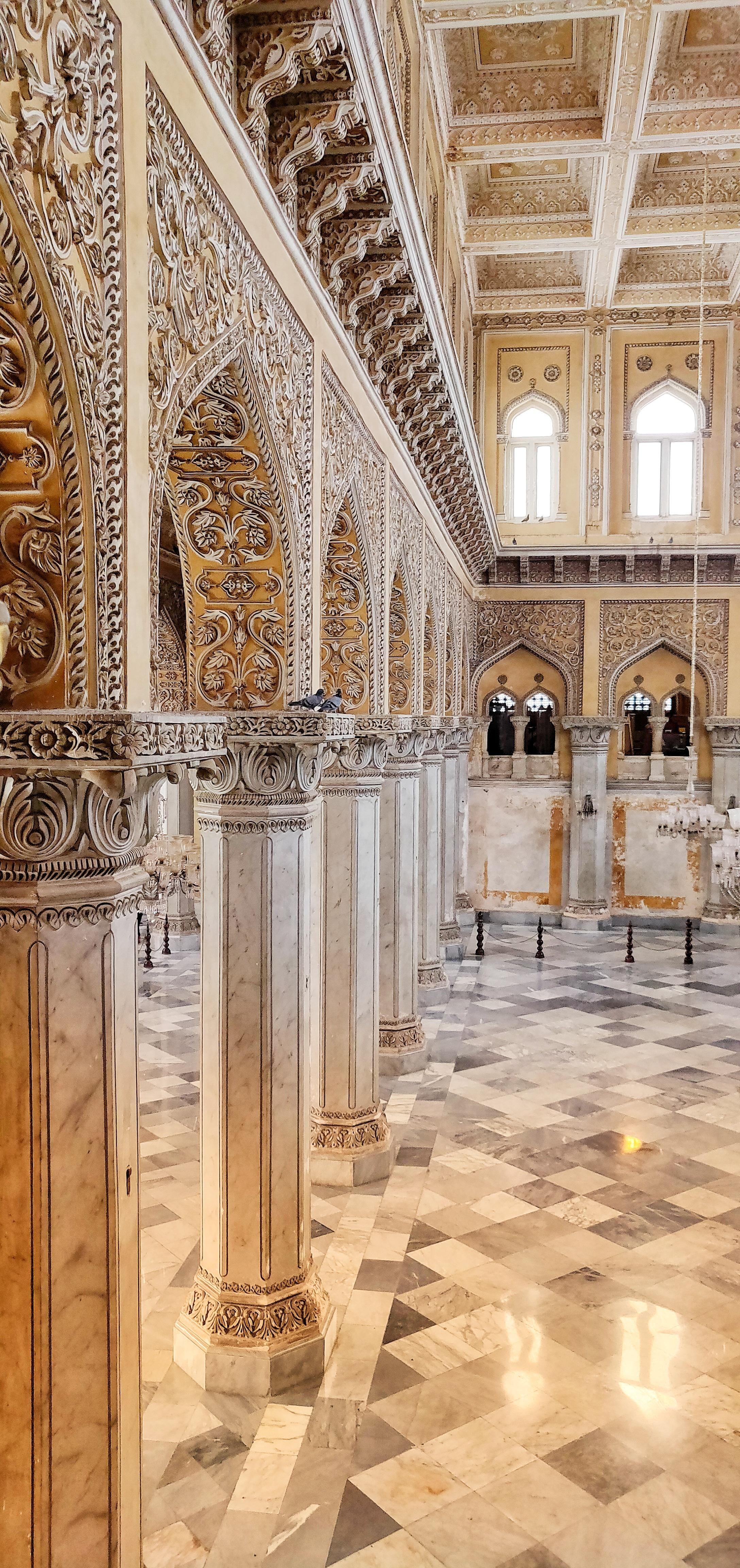 2176x4608 Beautiful interior of Chowmahalla Palace, Hyderabad, India [2176x4608] : RoomPorn. Beautiful interiors, Palace interior, Indian architecture