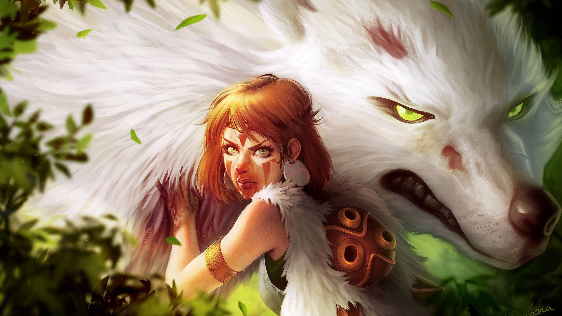 1920x1080 Princess Mononoke 4k Laptop Full HD 1080P HD 4k Wallpaper, Image, Background, Photo and Picture