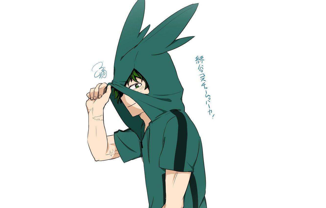 1332x850 Wallpaper anime, art, guy, Fanart, Boku no Hero Academy, My Hero Academia, Izuku Midoriya image for desktop, section сёнэн