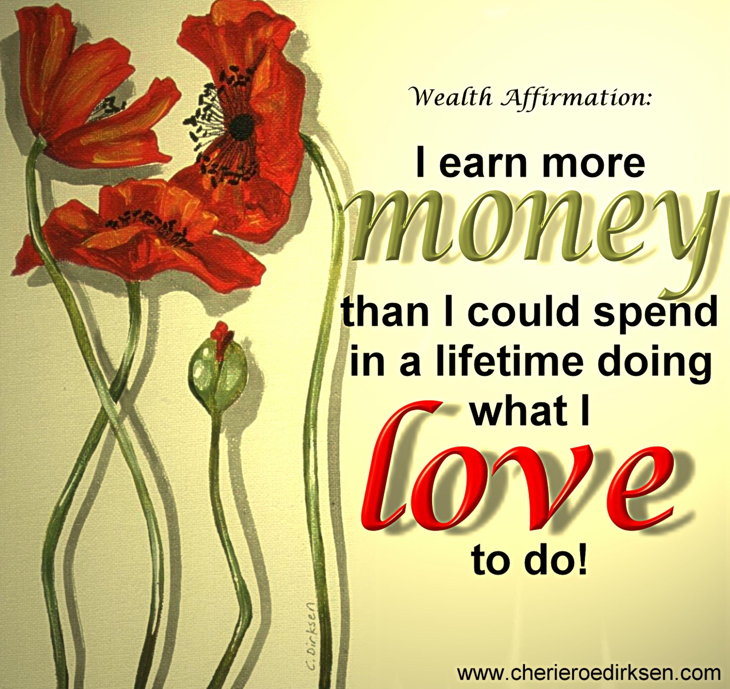 2452x2312 free wealth affirmation wallpaper. Cherie Roe Dirksen