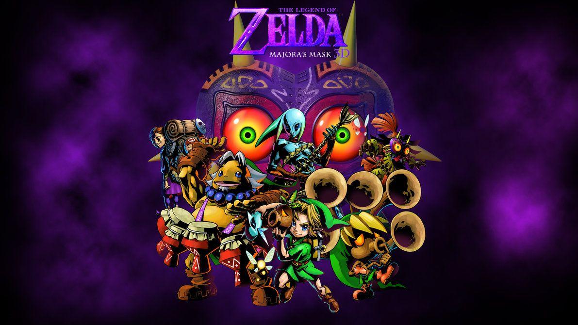 1191x670 Zelda Majora's Mask 3DS Wallpaper
