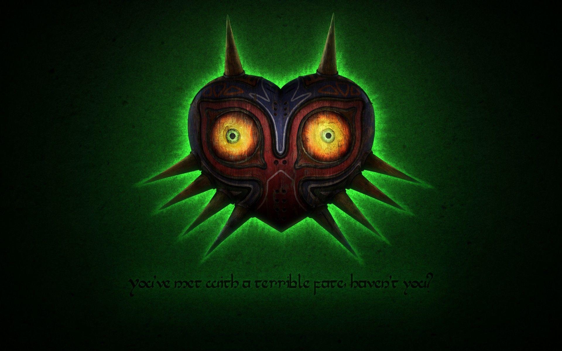 1920x1200 Majoras Mask Glow Skull Kid Zelda Legend Of Zelda: Majora's Mask Wallpaper & Background Download