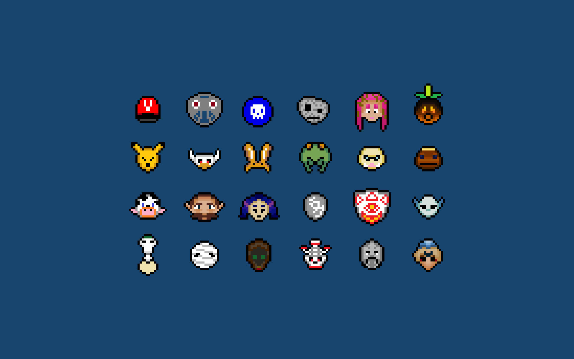 1920x1200 Minimalist Majora's Mask Wallpaper
