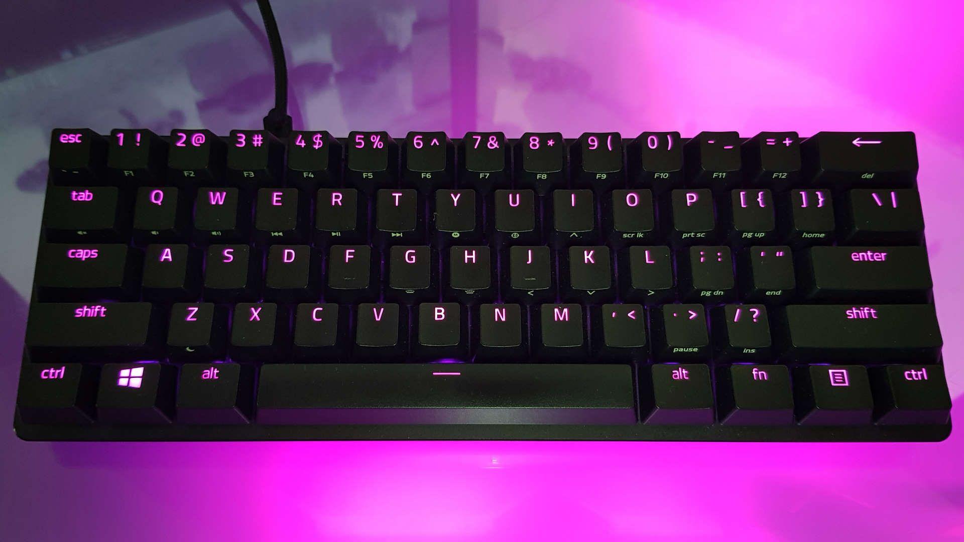 1920x1080 Razer Huntsman Mini gaming keyboard review
