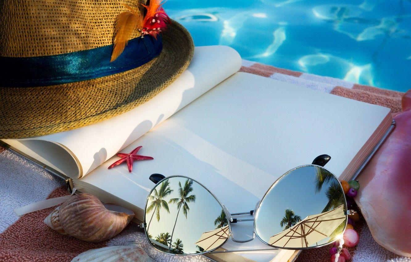 1332x850 Wallpaper sea, beach, summer, stay, vacation, summer, beach, sun, glasses, vacation, accessories image for desktop, section разное