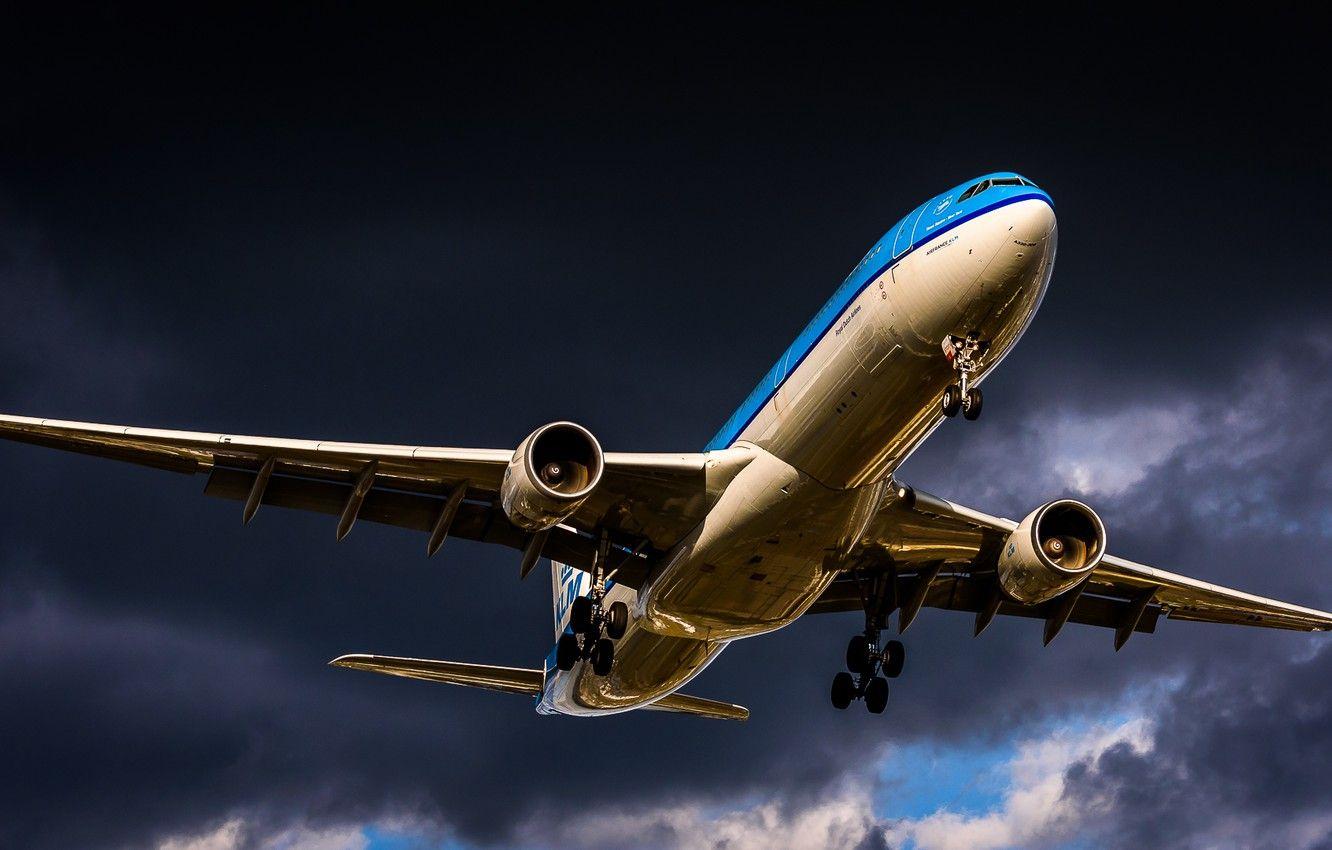 1332x850 Wallpaper Liner, Landing, Airbus, A WFP, Airliner, Chassis, KLM, Airbus A330- A330- Royal Dutch Airlines, Airbus A330 image for desktop, section авиация