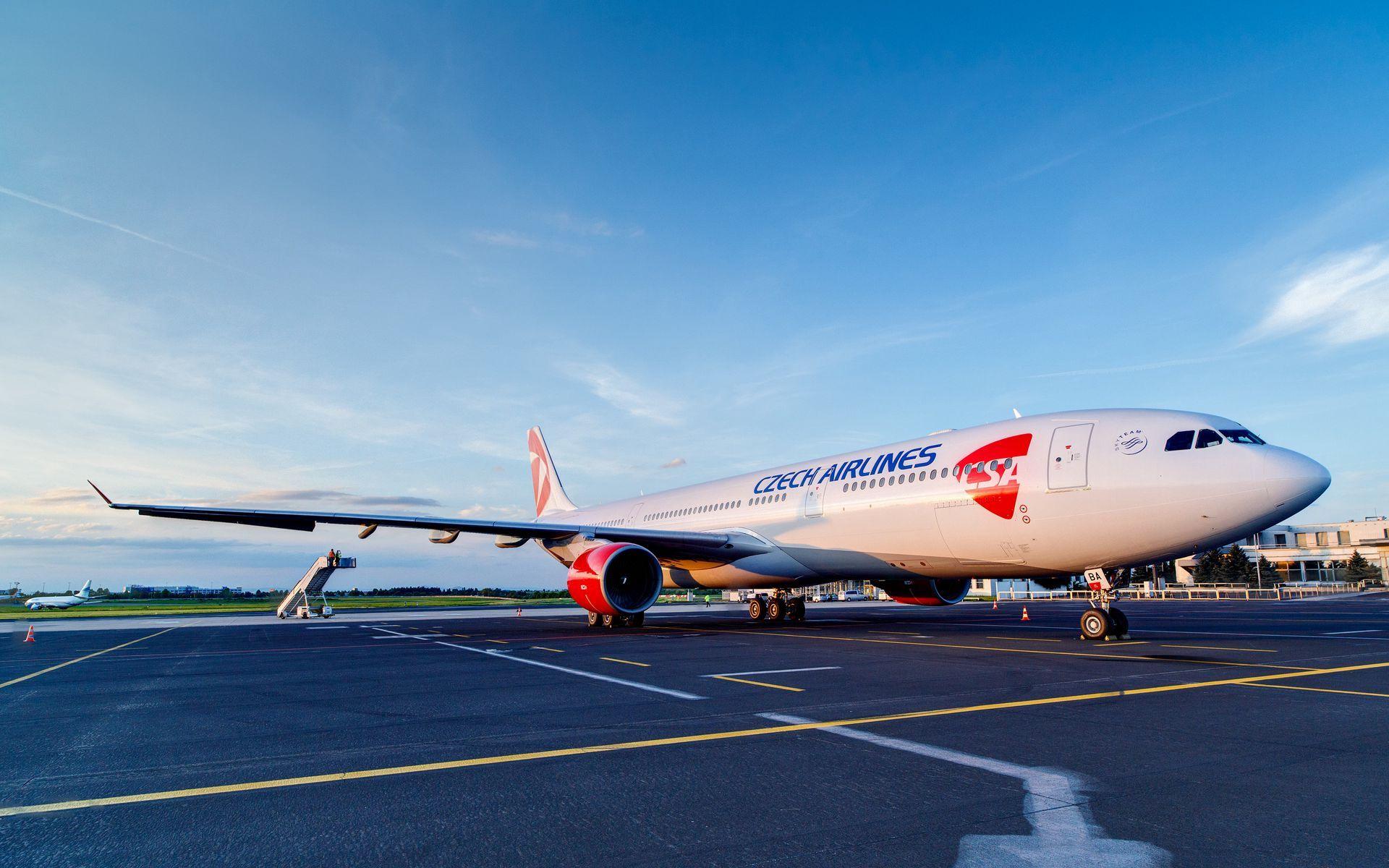 1920x1200 Download wallpaper 1920x1200 airbus, a czech, airlines widescreen 16:10 HD background
