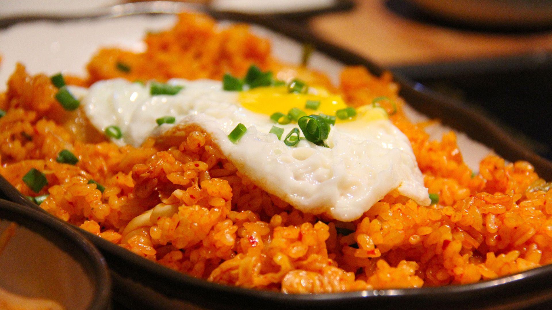 1920x1080 Kimchi fried rice gourmet desktop wallpaper