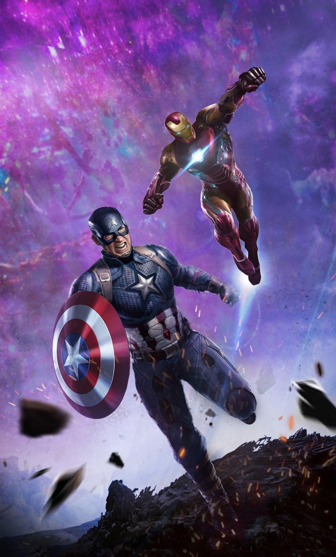 1280x2120 iPhone Wallpaper Captain America