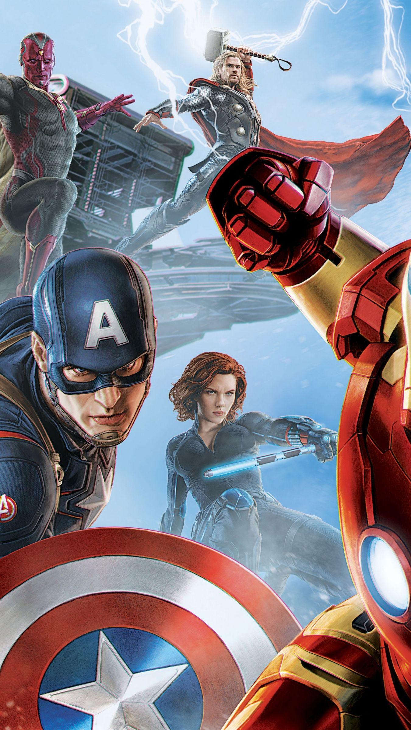 1350x2400 NEW Avengers Age Of Ultron Hawkeye Thor Ironman Captain America Hulk Widow