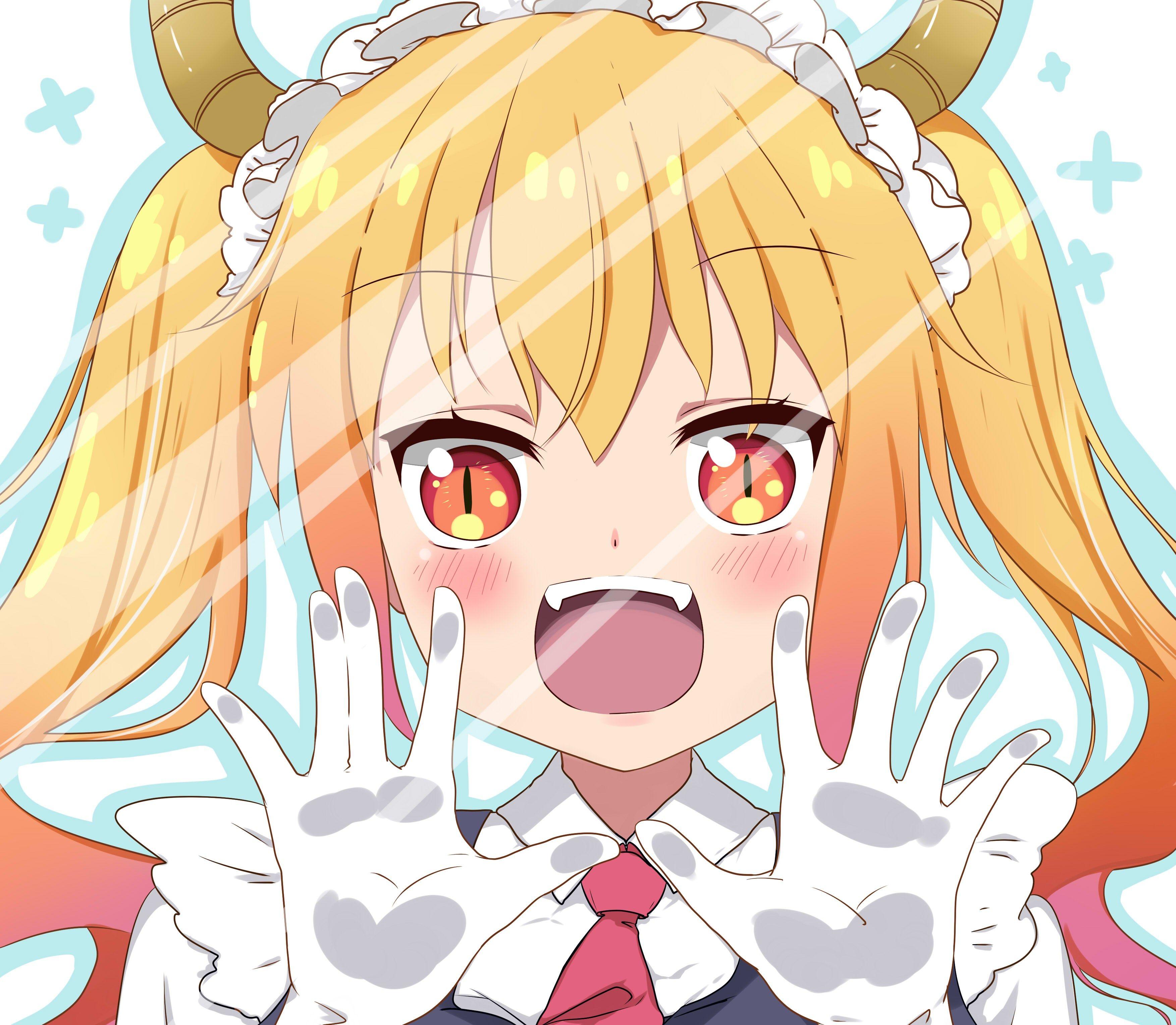 3507x3056 Kobayashi Dragon Maid Wallpaper