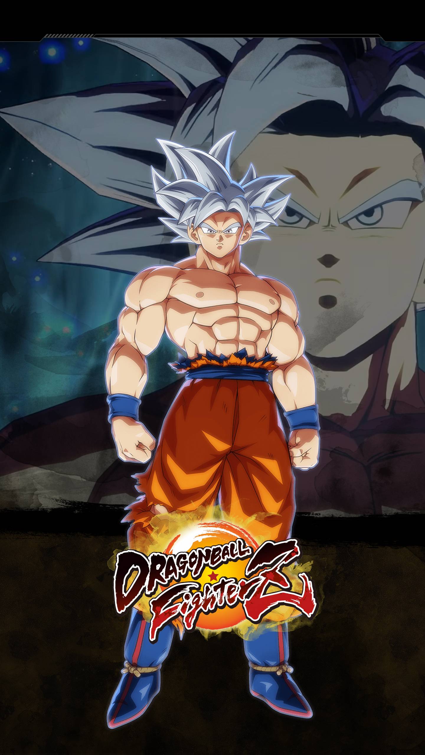 1440x2560 Dragon Ball FighterZ Goku (UI) Wallpaper. Cat with Monocle