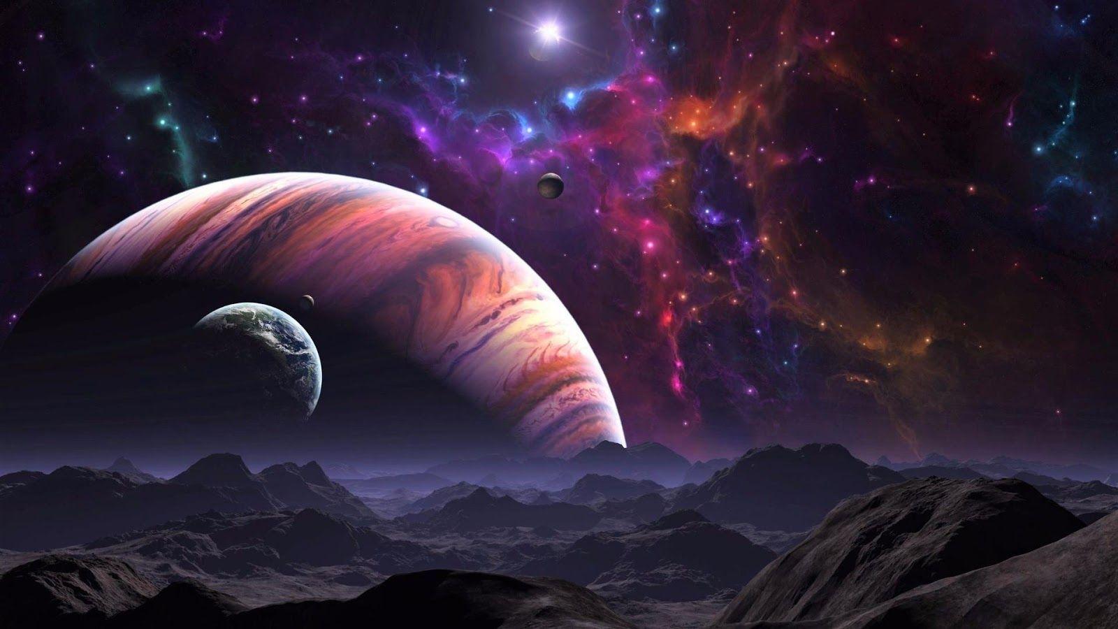 1600x900 Planet Galaxy wallpaper in HD Wallpaper Loader
