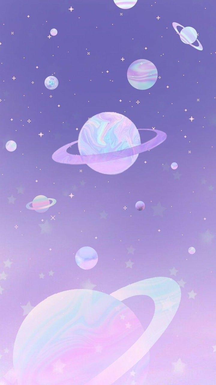 720x1280 wallpaper #soft #retrô #layouts #psd #aesthetic. Kawaii wallpaper, Pretty wallpaper, Planets wallpaper