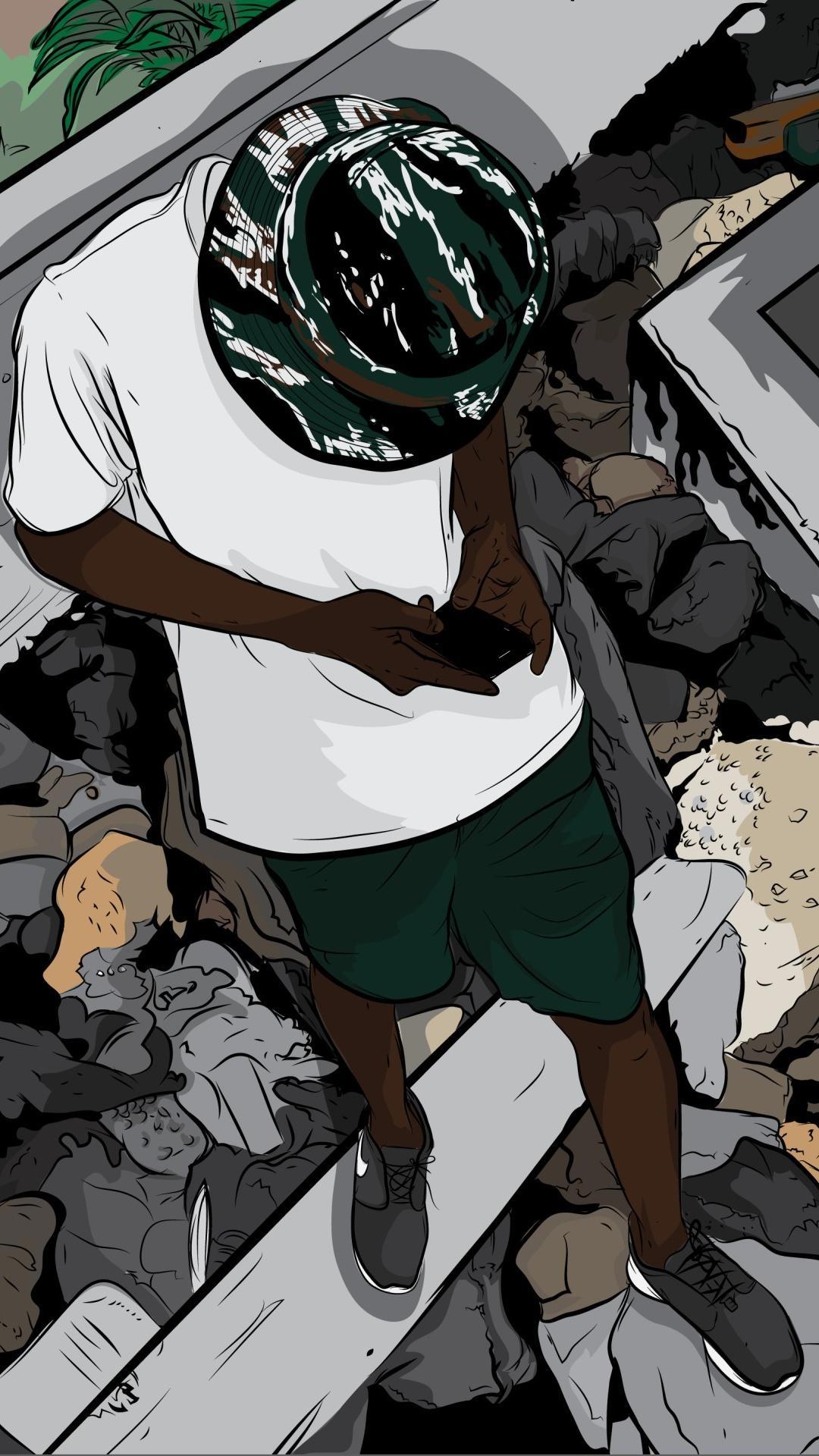 1080x1920 Supreme Wallpaper Boondocks