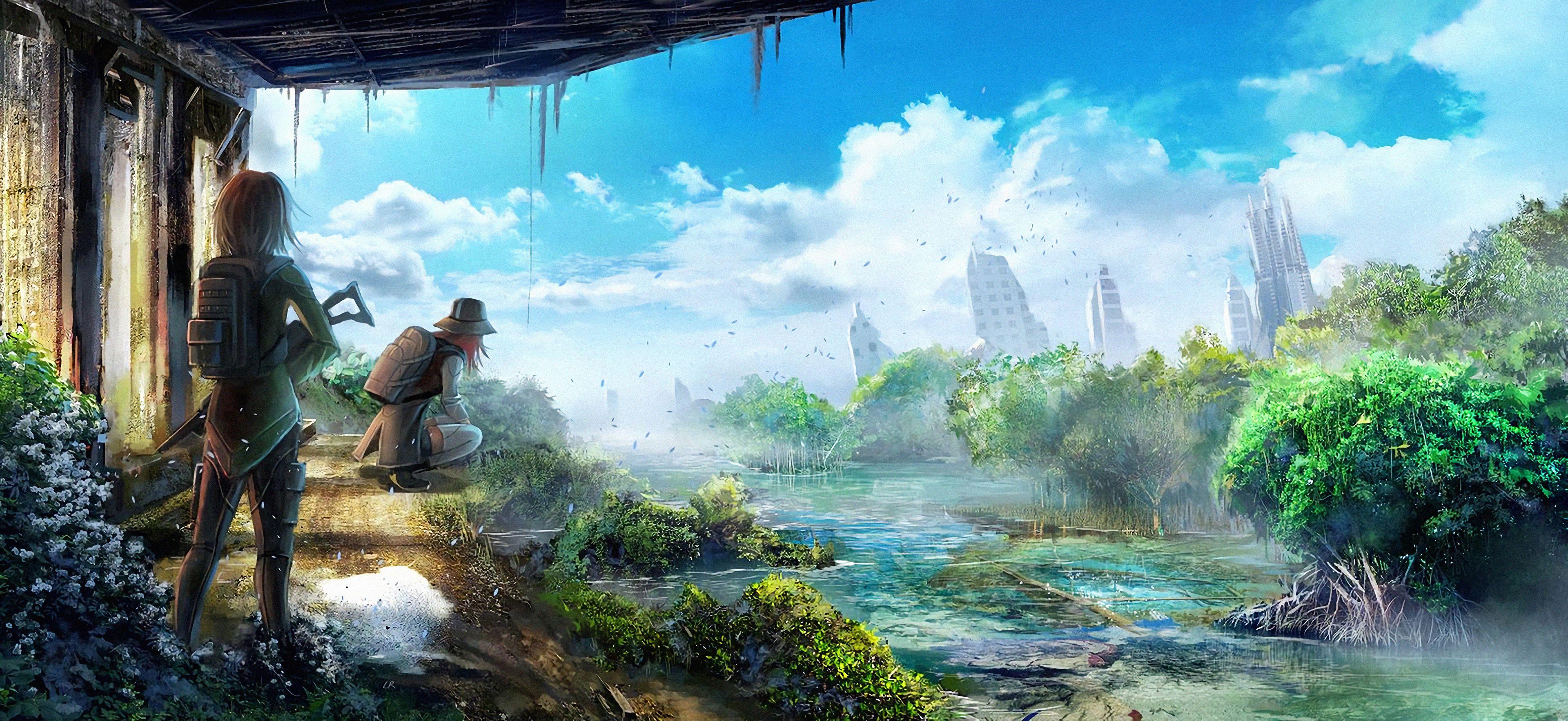 3840x1766 Mangrove Platform 4k, HD Artist, 4k Wallpaper, Image, Background, Photo and Picture