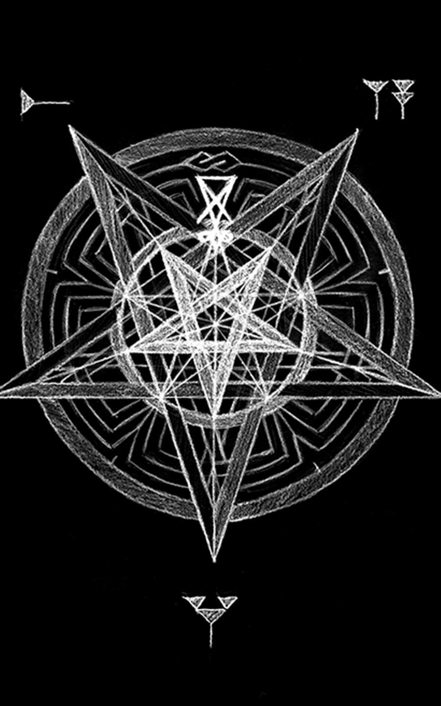 900x1440 Satanism Wallpaper