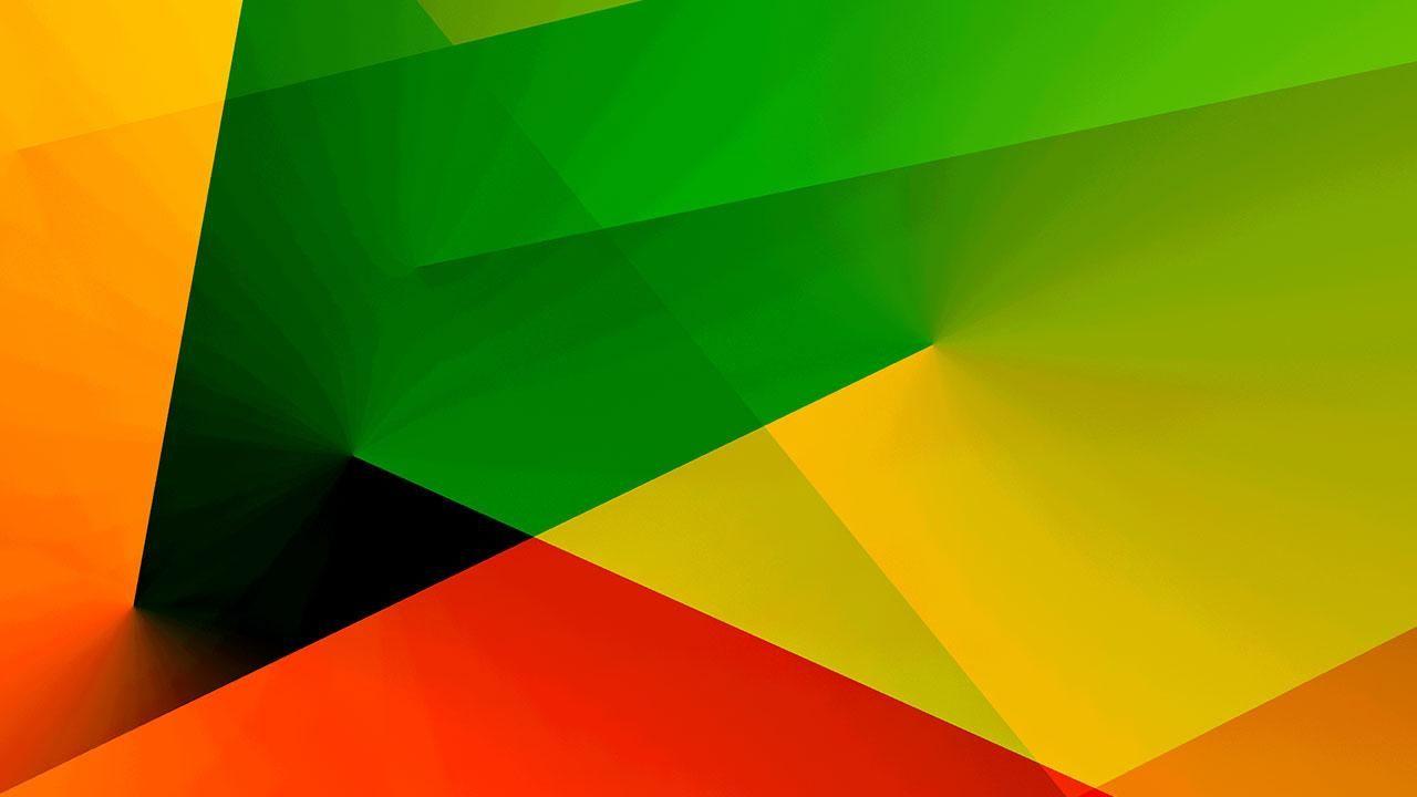 1280x720 Abstract, Wallpaper, Desktop Image, Art, Hd, Triangles, Green