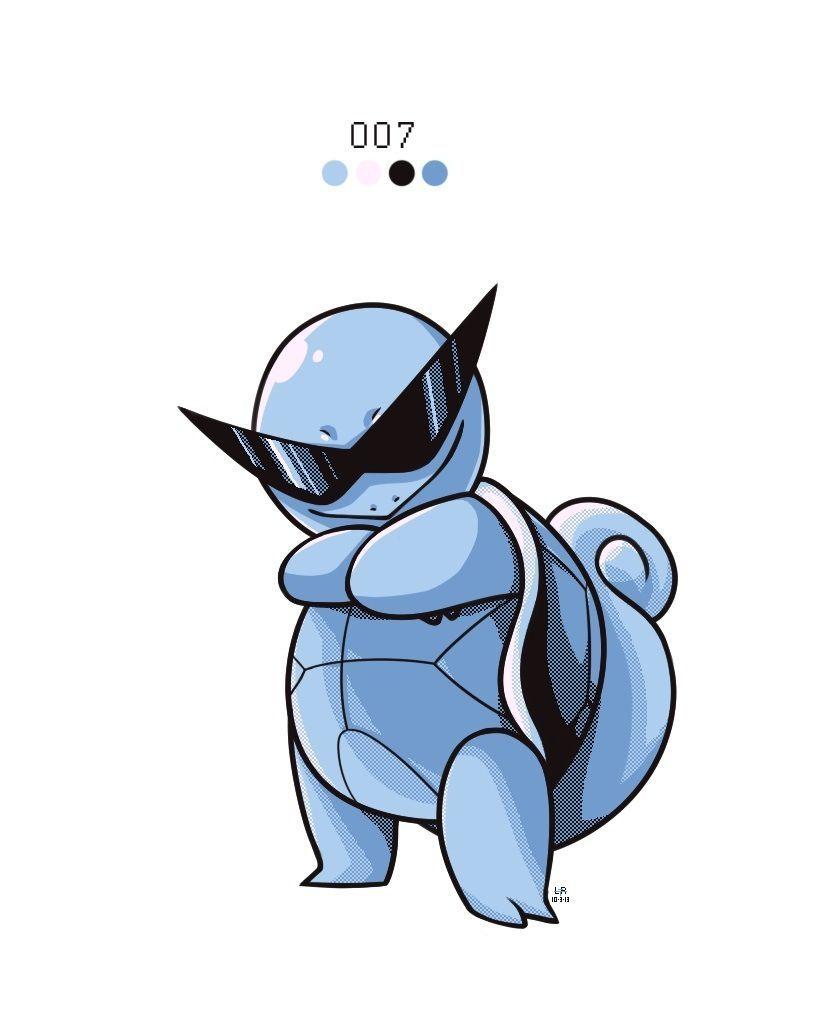 828x1035 Well isn't Squirtle just so cool ;D pokemon, Squirtle, Pokemon