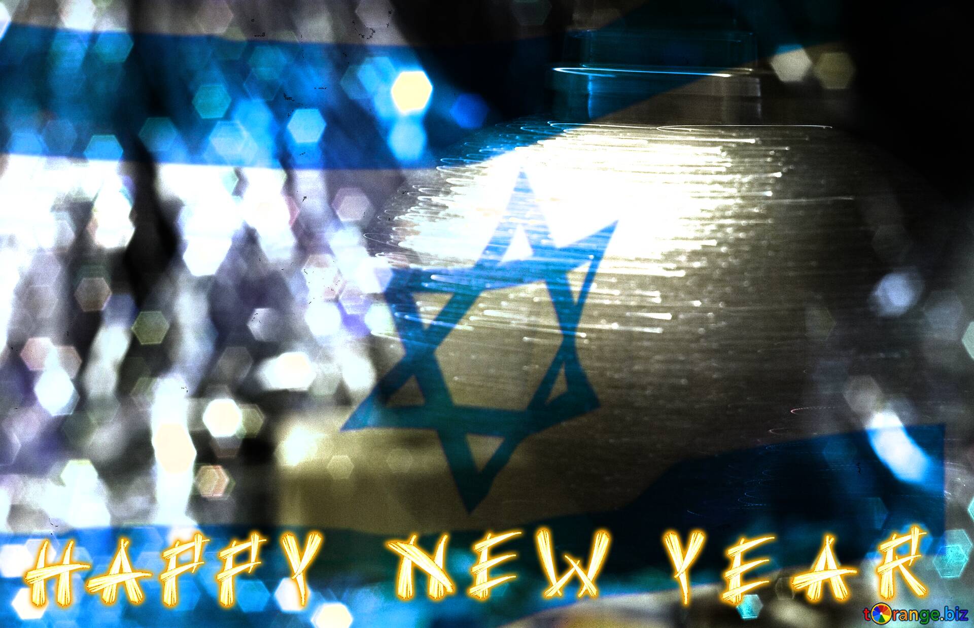 1920x1238 Download Free Picture New Year. Background. Blur. Israel Flag On CC BY License Free Image Stock TOrange.biz Fx №145834