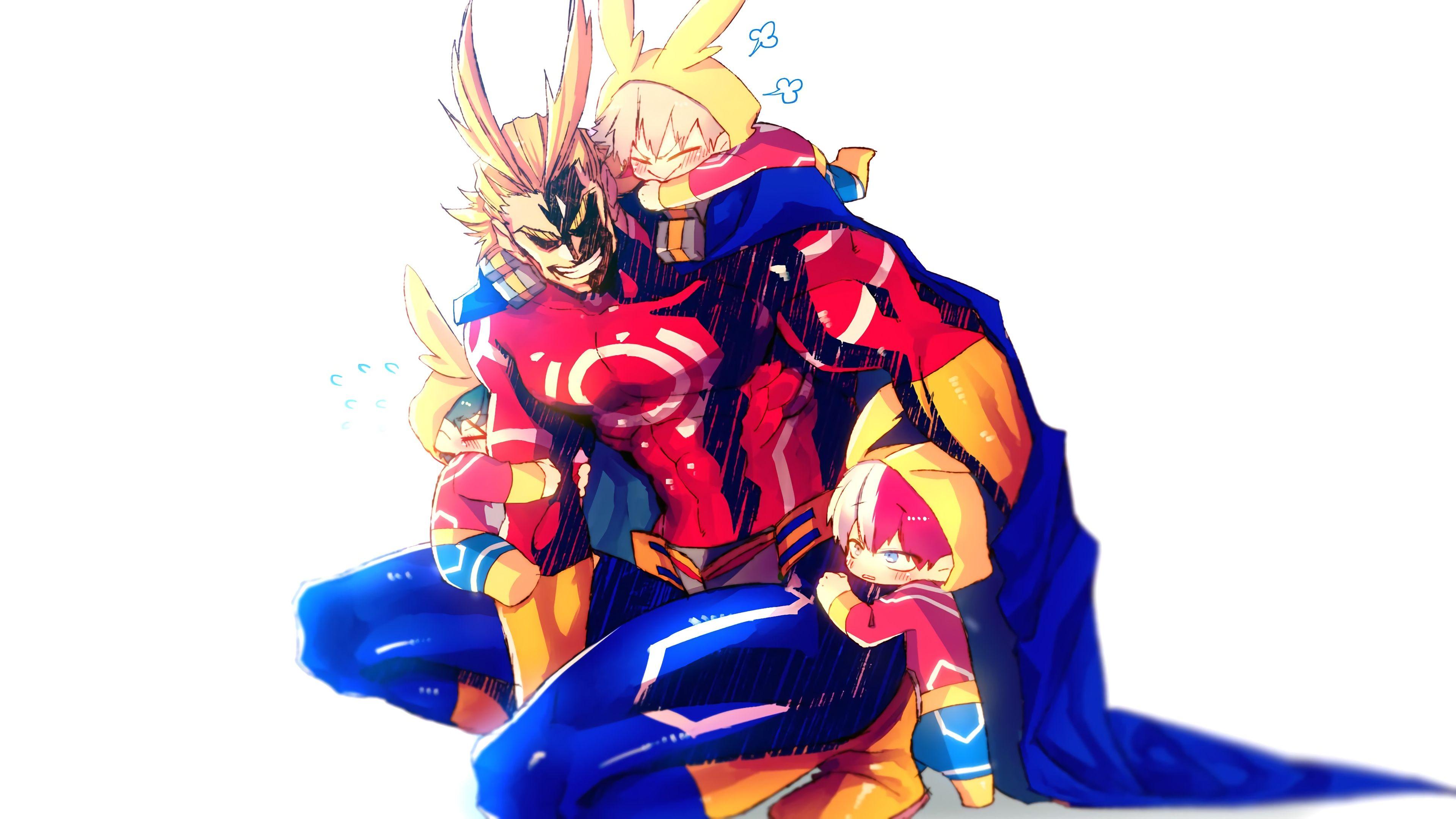 3840x2160 All Might (Toshinori Yagi) 4K 8K HD My Hero Academia (Boku no Hero Academia) Wallpaper