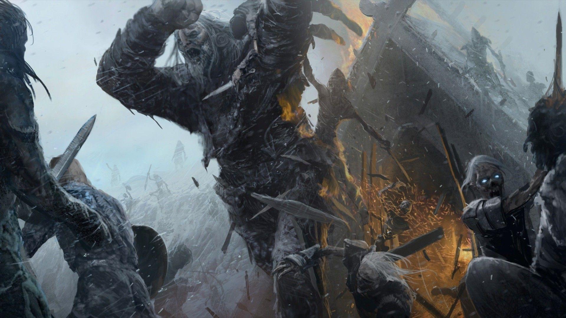 1920x1080 game of thrones fantasy art white walkers giant wallpaper and background