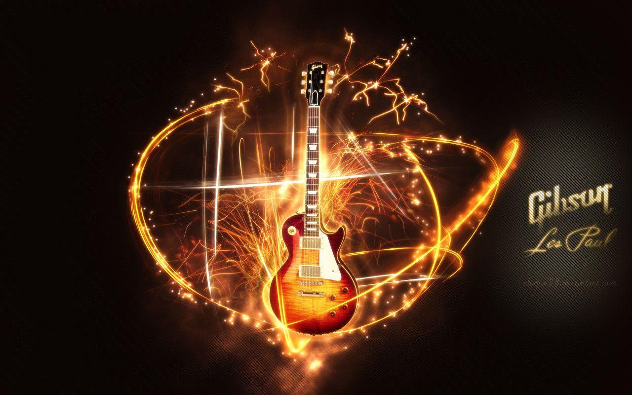 1280x800 Gibson Les Paul Wallpaper