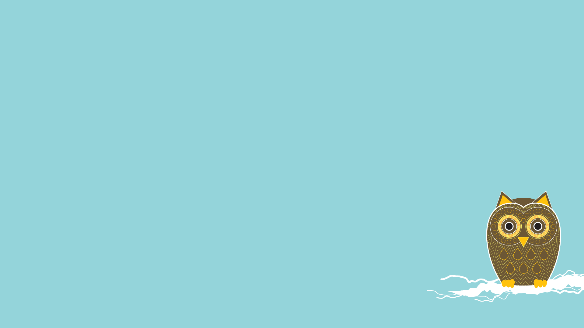 1920x1080 Cute Owl Winter Desktop Wallpaper