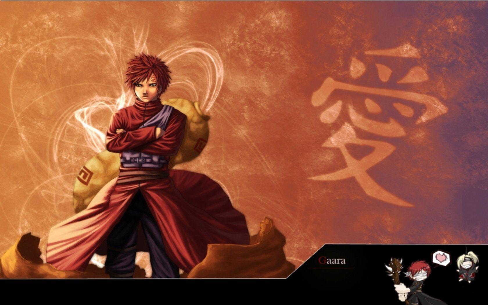 1680x1050 Naruto: Shippuden Gaara Kazekage wallpaperx1050