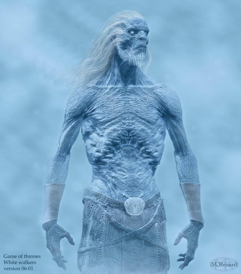 844x960 Game of Thrones White Walker Concept ArtAK47. A Zombie