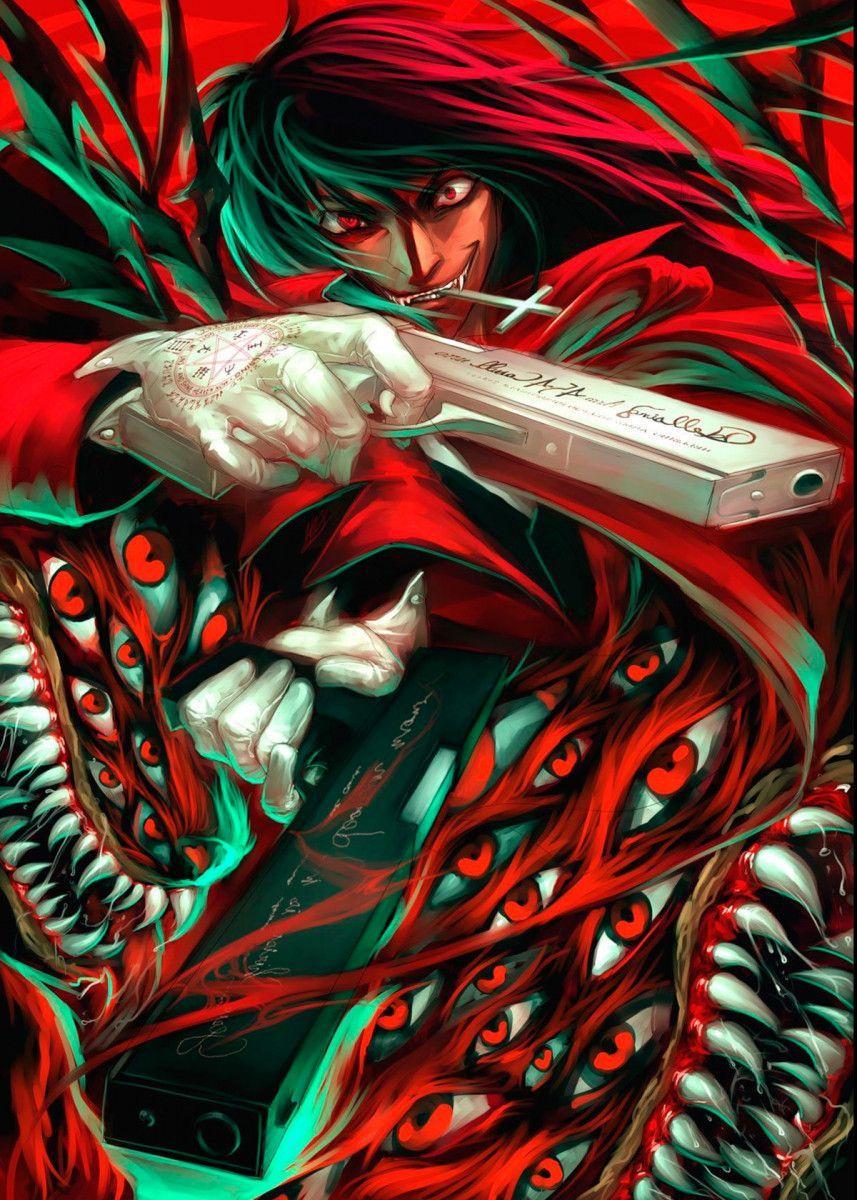 857x1200 Alucard' Metal Poster. Displate. Hellsing alucard, Alucard, Hellsing