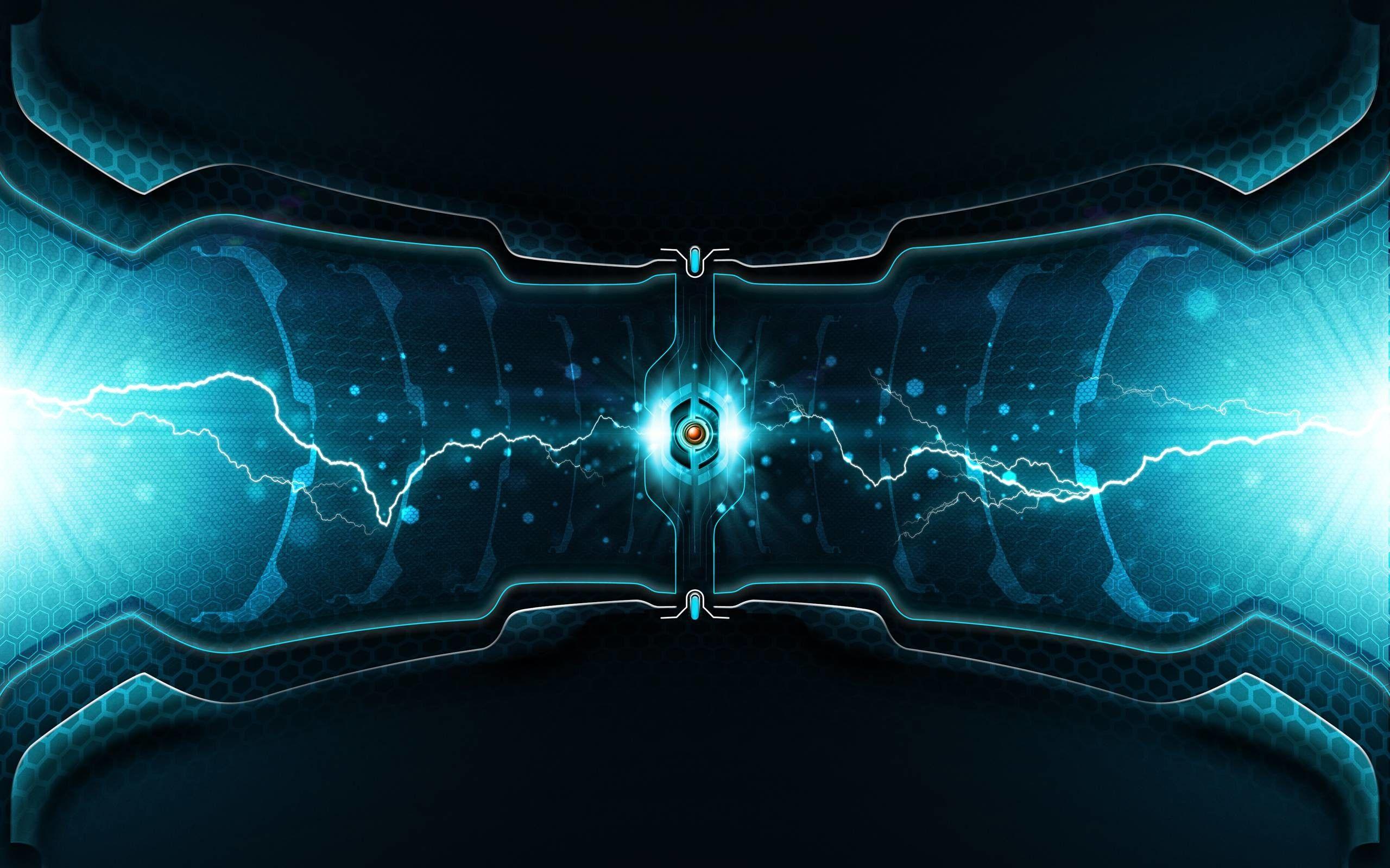 2560x1600 Blue Lightning