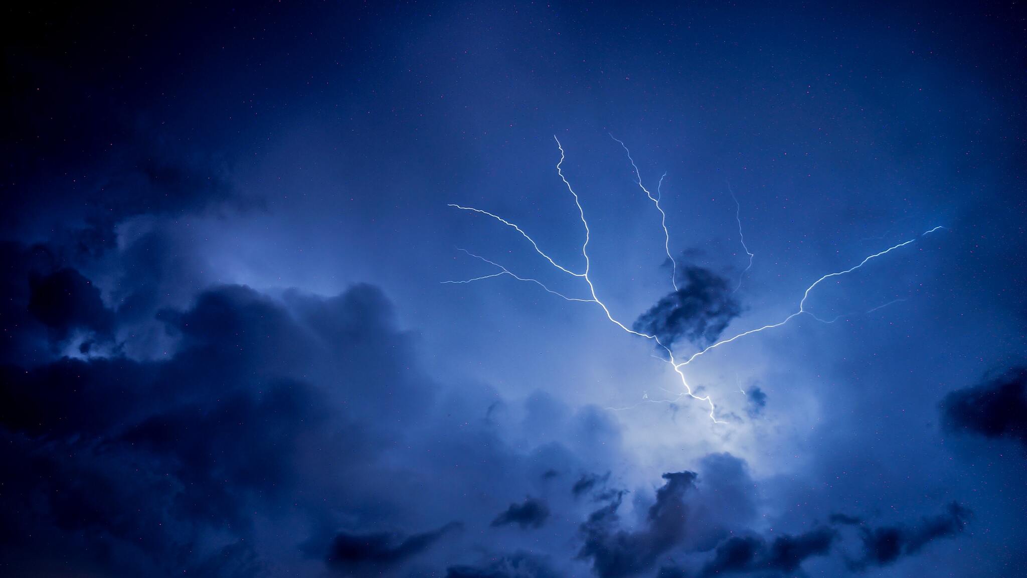2048x1152 Thunder Storm 4k 2048x1152 Resolution HD 4k Wallpaper, Image, Background, Photo and Picture