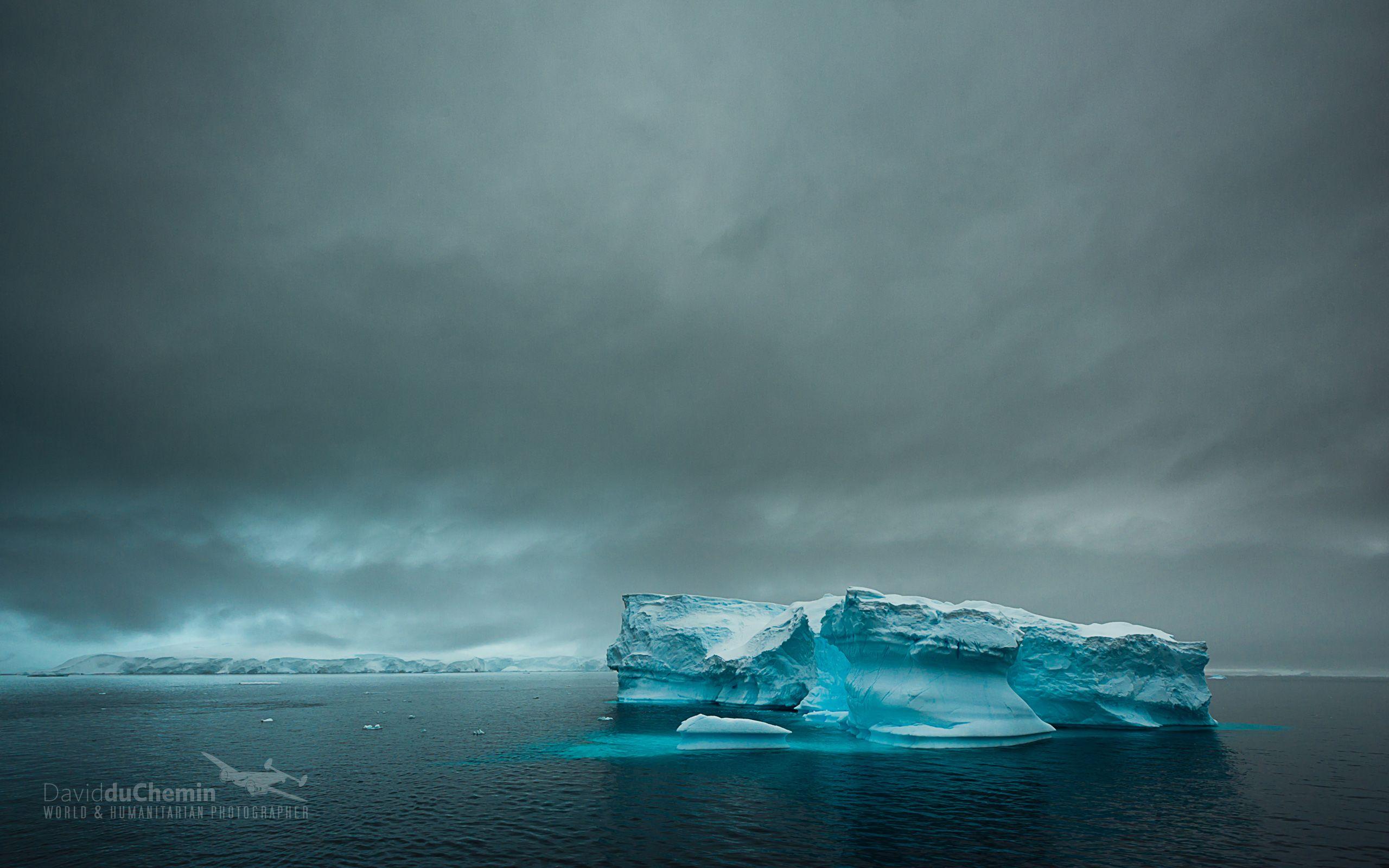 2560x1600 Antarctica Dark Clouds Wallpaper