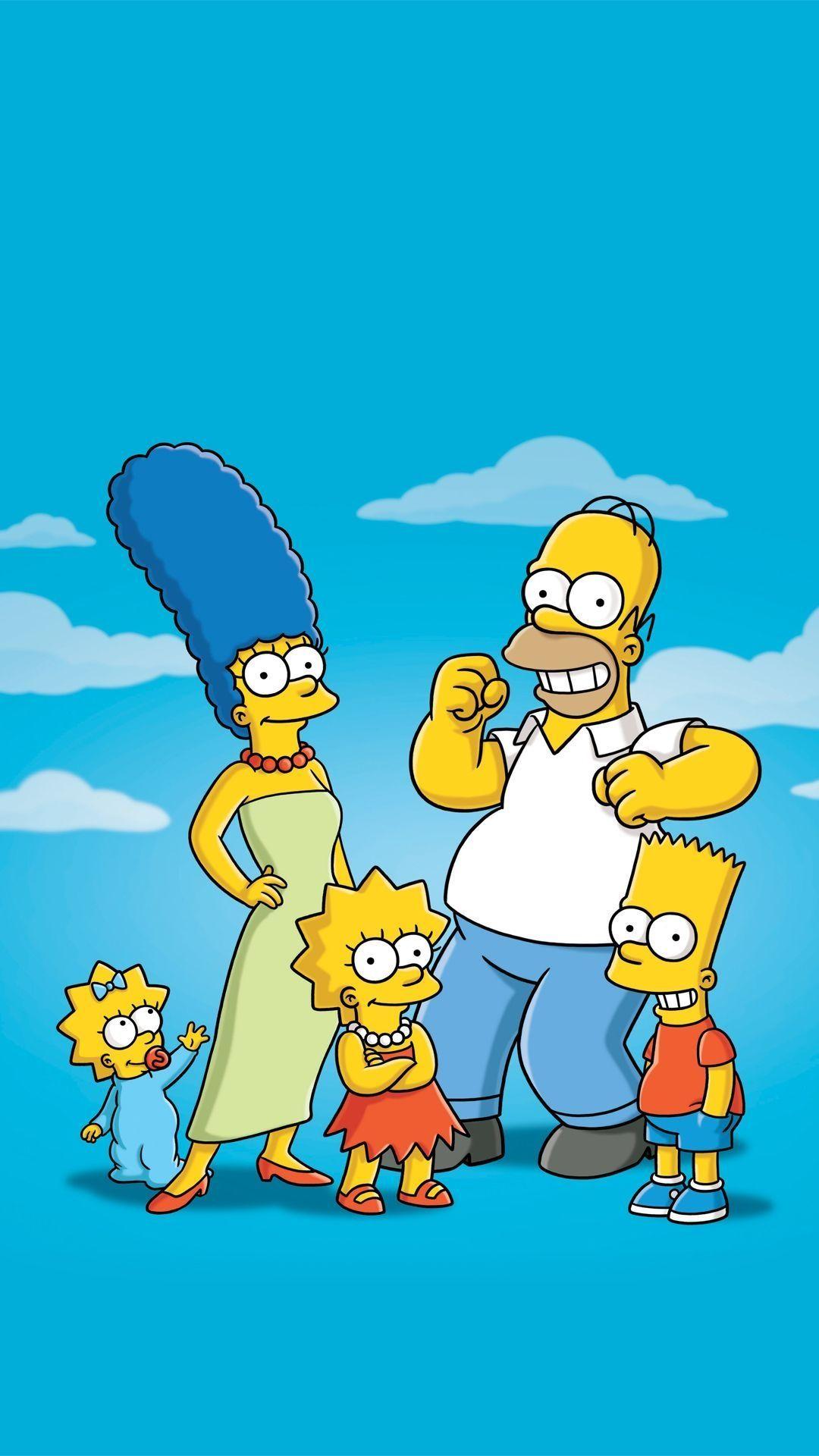 1080x1920 The Simpsons Family Funny HD Wallpaper For iPhone 6 Is A with regard to The Simpsons Wallpaper H. Simpson wallpaper iphone, Simpsons drawings, Cartoon wallpaper
