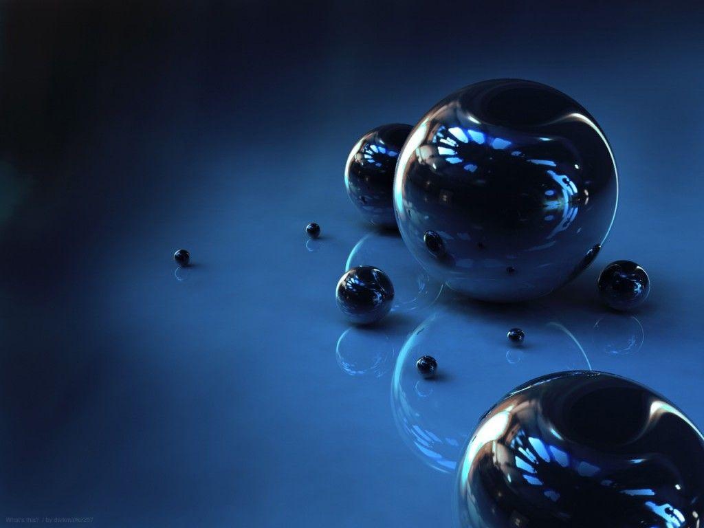 1024x768 3D Dark Wallpaper