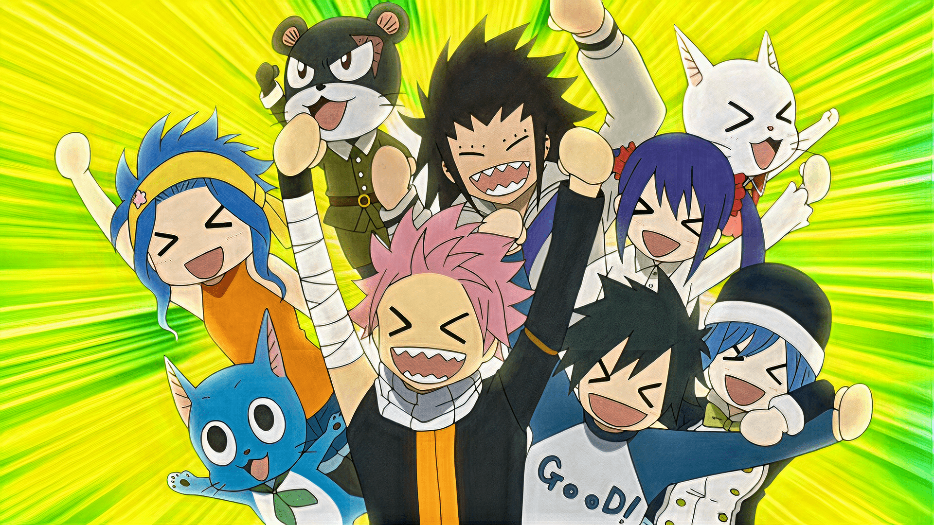 1920x1080 Fairy Tail Yeah Wallpaper HD