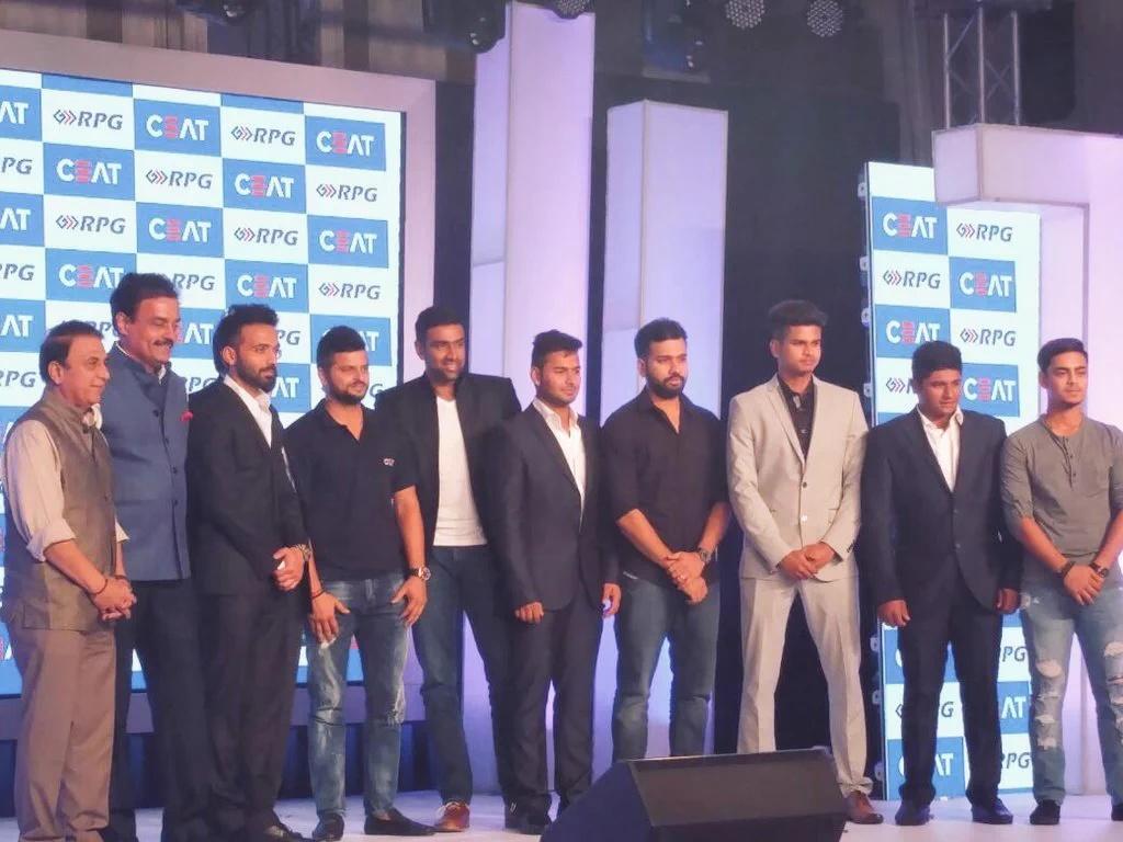 1024x768 Ishan Kishan Fans Present Future Of Indian Cricket at #CEATCricketAwards Rahane Raina Ashwin Rishab Rohit Shreyas Sarfaraz Ishan!