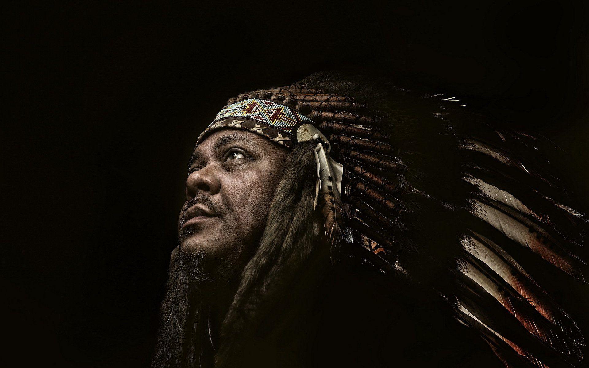 1920x1200 Native American Warrior Wallpaper