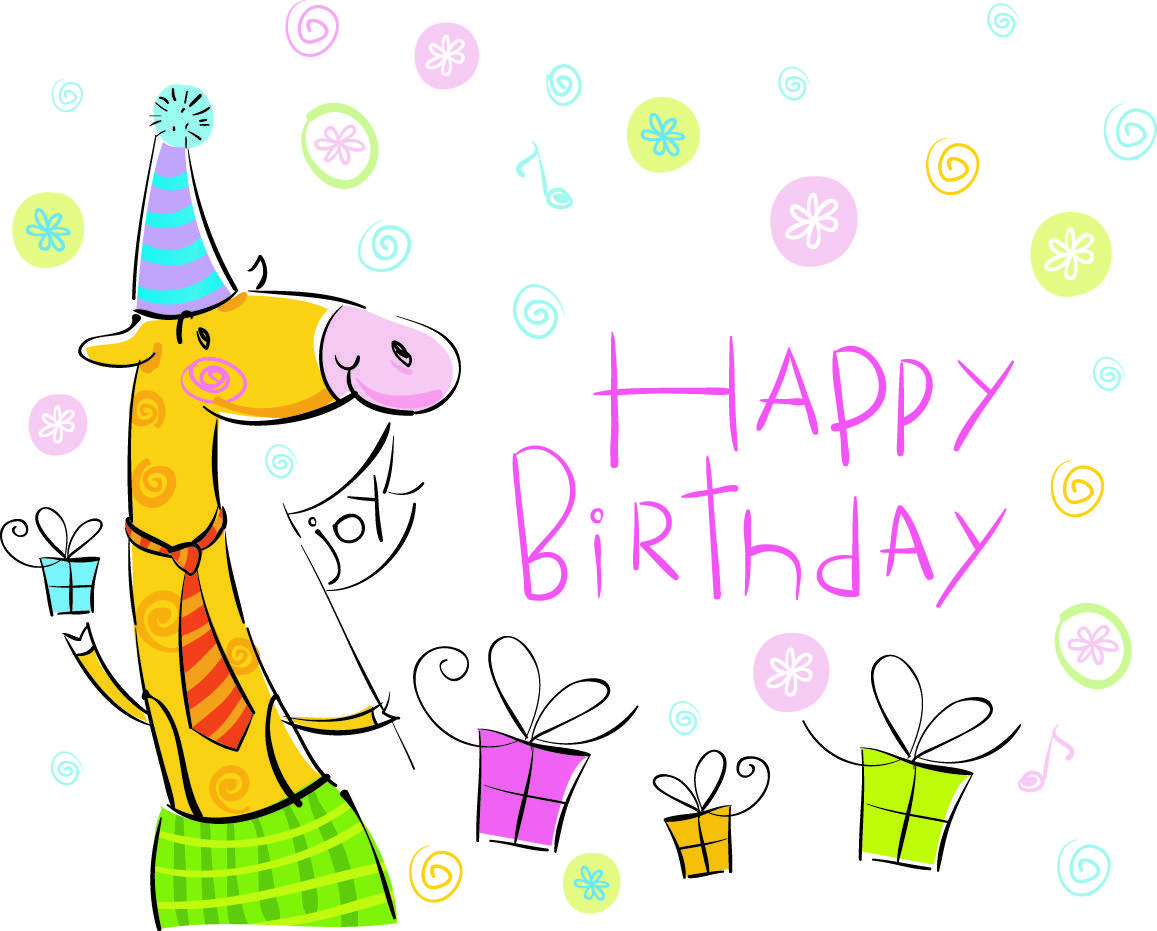 1157x931 Free download Vector Cute Cartoon Happy Birthday Wallpaper 11578 [1157x931] for your Desktop, Mobile & Tablet. Explore Cute Birthday Wallpaper. Cute Birthday Wallpaper, Birthday Background, Birthday Wallpaper