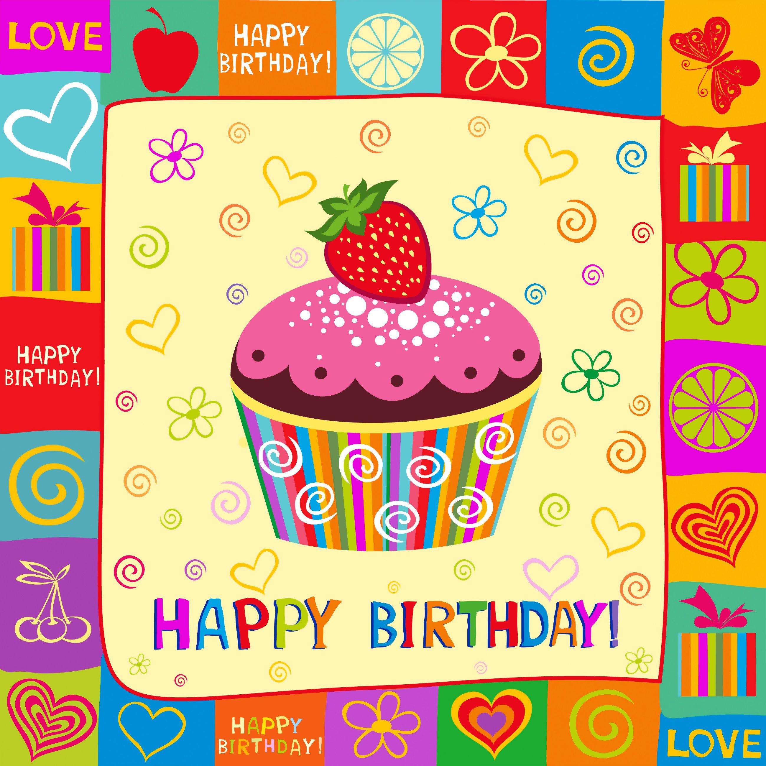 2598x2598 Cute Happy Birthday Wallpaper Quality Image And Transparent PNG Free Clipart